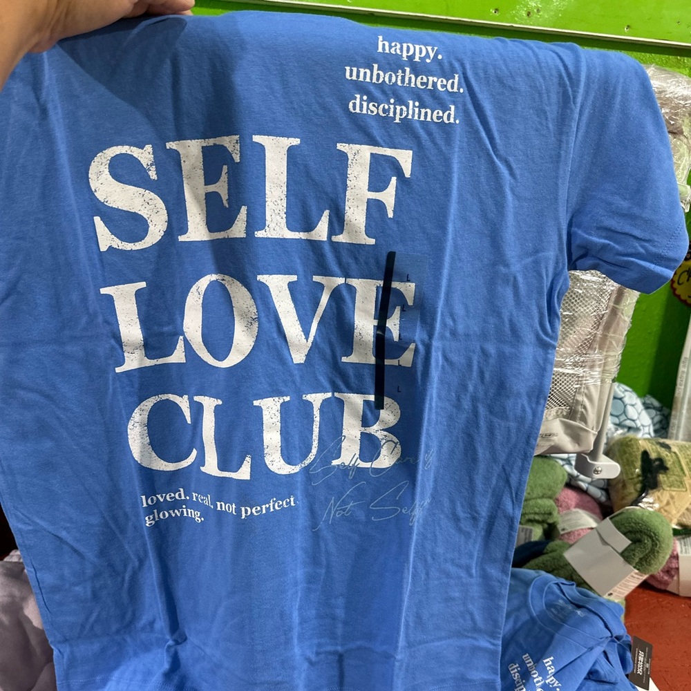 Blue Self Love Club T-Shirt
